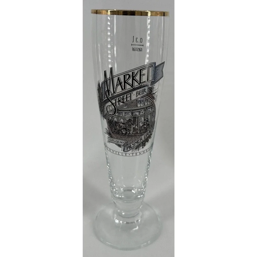 Beer‎ Liquor Glasses Lot of 5 Market St Seagrams Kriek King Stefans Barware
